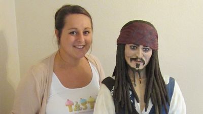 Baking Mad: Woman Creates Giant Johnny Depp Cake