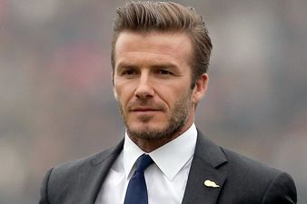 PICTURE: David Beckham Meets Children Who Survived Typhoon Haiyan