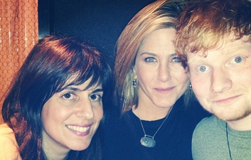 FRIENDS: Ed Sheeran Spends Thanksgiving With Jennifer Anniston