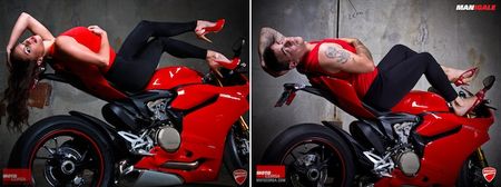 10 Ordinary Men Hilariously Pose as Sexy Motorcycle Models