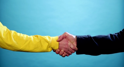 Watch: The Squeeze, the Wet Fish, the Anglo – How do you shake hands?