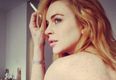 Lindsay Lohan Shares Topless Twitter Pic