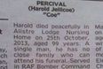 PICTURE – “He Has No Family That Can Attend His Funeral” This Obituary Nearly Broke Our Hearts
