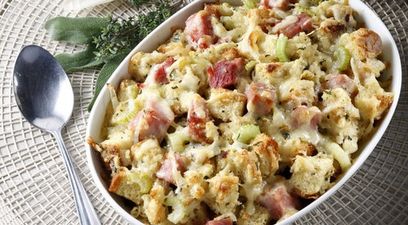 A Delicious Recipe for Ham and Vintage Cheese Stuffing