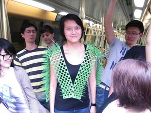 Photos: Presenting the “Spike Away” – The Invention that Protects Your Personal Space on Public Transport