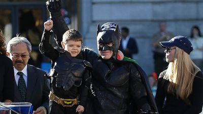 Picture: ‘Batkid’ Billboard To Watch Over Gotham City At All Times
