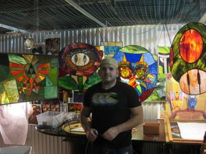 In Photos: Artist Creates Video Game Inspired Stained Glass Designs