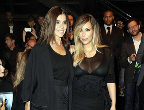 PIC: Kim Kardashian Couldn’t Be Happier As Fashion Icon Wears T-Shirt With Her Face On It