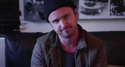 VIDEO “Yeah Bitch!” Aaron Paul Helps This Gentleman Propose To His Girlfriend
