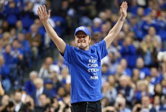 PICTURE – Josh Hutcherson Shows Up To Basketball Game, Crowd Give Him The Mockingjay Salute