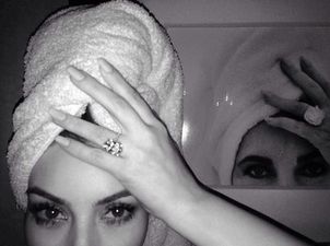 PICTURE: Kim K Channels Elizabeth Taylor In Latest Selfie