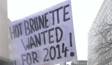 PICTURE: This Is One Man Who Really Wants to Find a Woman