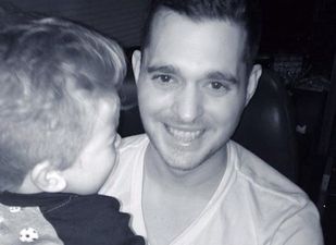 PICTURE: Michael Bublé Posts Cute Picture of Son Noah
