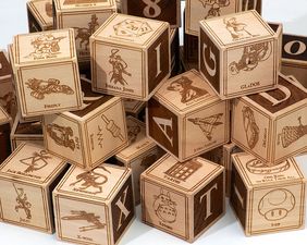 In Pictures: Man Creates Wonderfully Geeky Alphabet Blocks for His Son