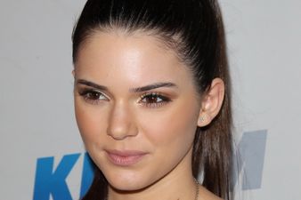 PICTURE – “Barging In On Kim’s Booty Selfie” Kendall Jenner Photobombs Kim Kardashian’s Gym Selfie