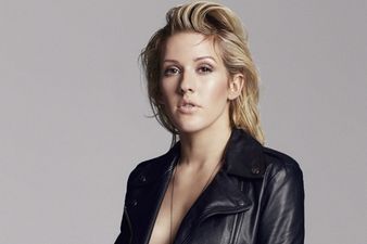 PICTURE – Ellie Goulding Poses Topless For Marie Claire Photo Shoot