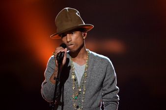 PICTURE: Is Pharrell’s Gigantic Fedora Hat Craze Catching On?