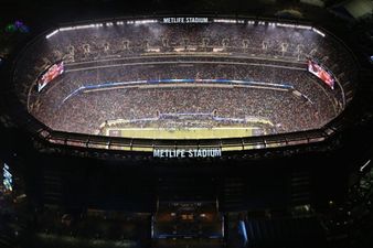 PICTURE – A Little Piece Of Home, GAA Fan Represents At The Super Bowl Last Night