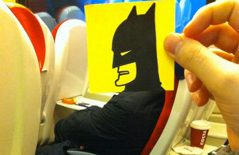 PICS: Real Life Cartoons – How One Commuter Passes His Time On The Train To Work
