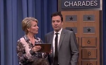 VIDEO: Emma Thompson and Bradley Cooper Play Charades On The Tonight Show