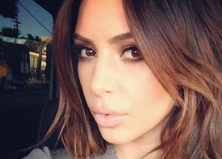 PICTURE: Kim Kardashian Steps Out In Figure-Hugging Leather Skirt