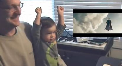 VIDEO – Watch This Adorable Toddler’s Reaction To Watching Man Of Steel For The First Time