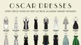 Amazing Infographic Details Every Single Dress Worn By A Best Actress Oscar Winner