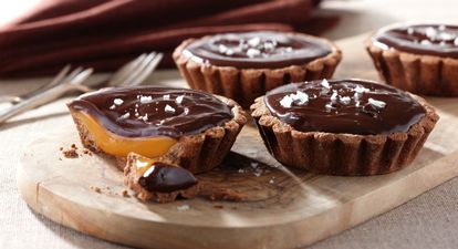 Recipe: Delicious Salted Chocolate Caramel Tarts