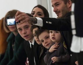 In Pictures: The Beckham Family Out in Force for Fashion Week
