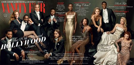 PICTURE – The Vanity Fair Cover With This Year’s Oscar Contenders And Hollywood Stars Is Simply Glorious