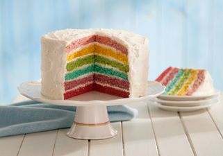 Recipe: A Wonderfully Colourful Rainbow Layer Cake