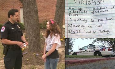 Fourteen-Year-Old Gives Cop A Ticket And Fine For Disobeying The Law
