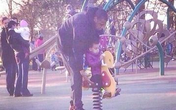 PICTURE: Jay-Z Takes Blue Ivy to Phoenix Park