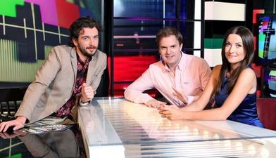 Man Enjoys a Sneaky Drink While in the Republic of Telly Audience?!