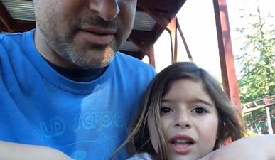 VIDEO: Little Girl Goes Through Range of Emotions on First Roller-Coaster Ride