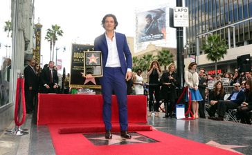 Mini Me – Orlando Bloom Has Company While Revealing His Star On The Hollywood Walk Of Fame