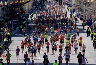 Pic Of The Day: Image Of Runner Being Carried Across The Finish Line Of The Boston Marathon Will Floor You