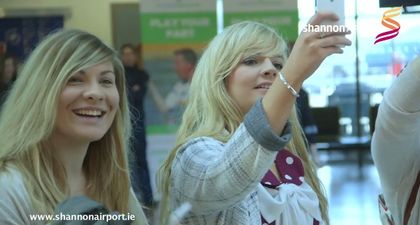 VIDEO: Irish Dancing Fusion Flashmob Entertains at Shannon Airport