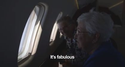 WATCH: Two Grannies Experience Flying For The First Time And It’s Pretty Amazing…