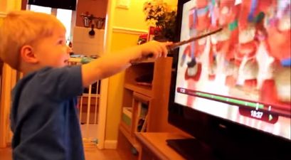 VIDEO: “Ahhh Chaaa! This Toddler Thinks He’s A Wizard And He Couldn’t Be More Excited