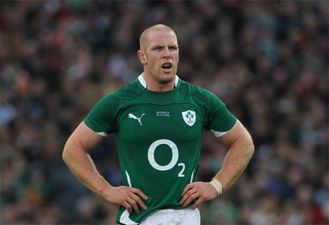 PICTURE: Paul O’Connell and a Special Visitor Enjoying a Cuppa