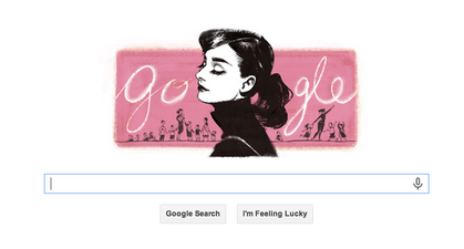 Pic Of The Day: Google Doodle Celebrates Audrey Hepburn’s 85th Birthday