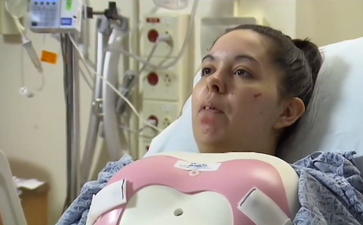 “It’s Worth It Because He’s Ok” Young Mother May Never Walk Again After She Leapt from a Burning Building with her Son