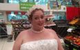 Bride Nips Into Asda In Wedding Dress To Buy More Booze For Her Guests