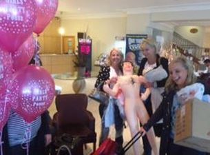 PICTURE: Hen Party And Blow-Up Doll Interrupt Election Count In Kilkenny