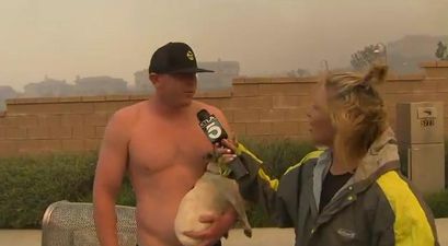 VIDEO – Shirtless Man Asks News Reporter Out On Live TV