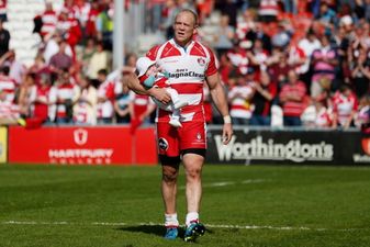 PICTURES: Mike Tindall Shows Off Gorgeous Baby Girl After Team’s Victory