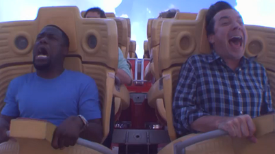 VIDEO: Jimmy Fallon Brings Comedian Kevin Hart On A Hilarious Rollercoaster Ride