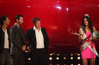 Sandra Bullock Wins “Decade Of Hotness” At The Spike Guys Choice Awards