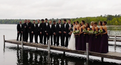 VIDEO: Epic Fail Leaves Wedding Reception a Bit of a Wash-Out